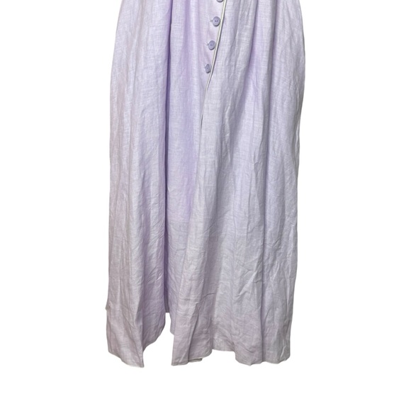 Gul Hurgel | NEW Lilac Casey V-neckline Sleeveless Midi Dress Size L - Picture 6 of 9